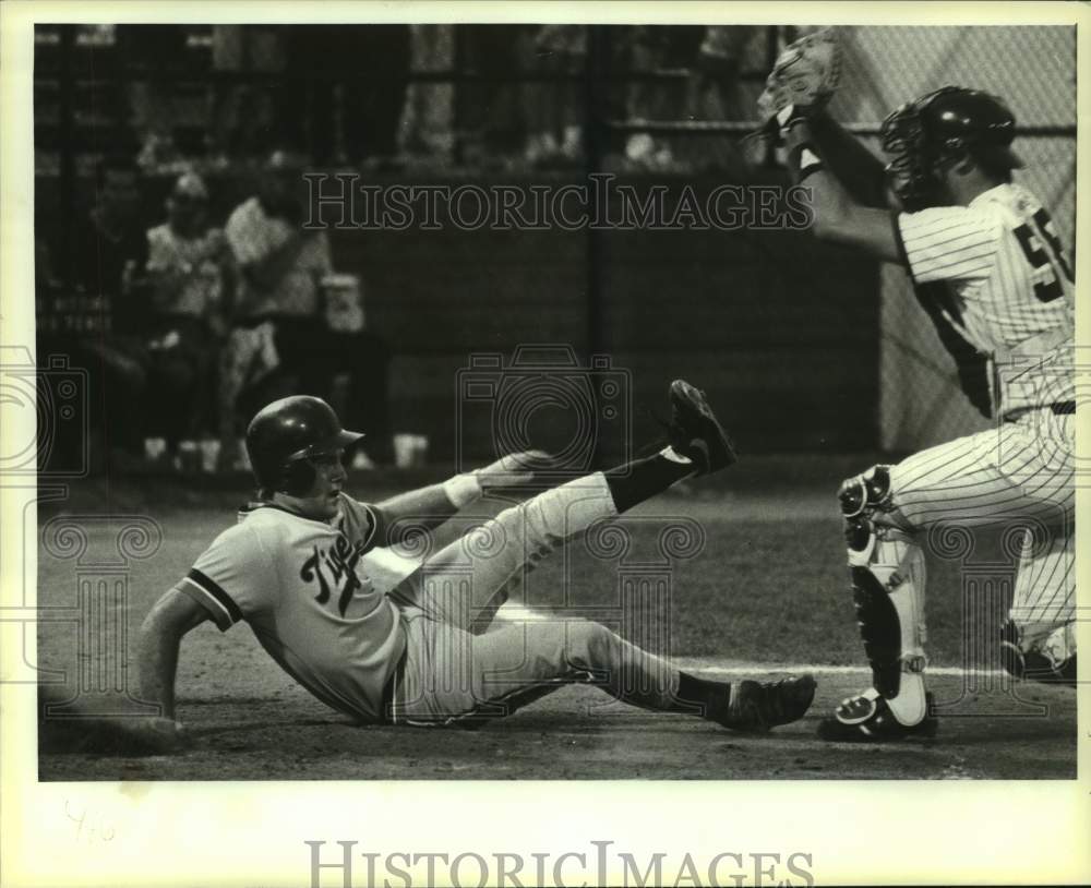 Press Photo Albany-Colonie Yankees baseball, Heritage Park, Colonie, New York- Historic Images