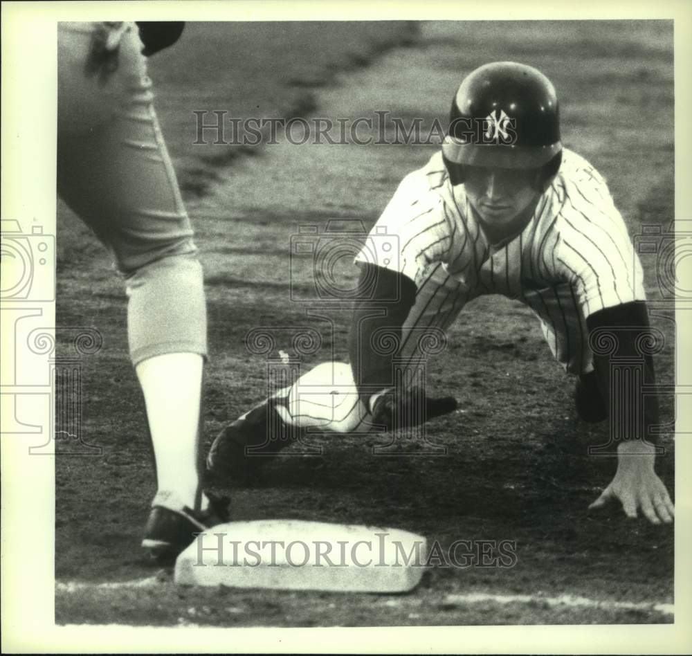 1987 Press Photo Albany-Colonie Yankees baseball, Heritage Park, Colonie, NY- Historic Images