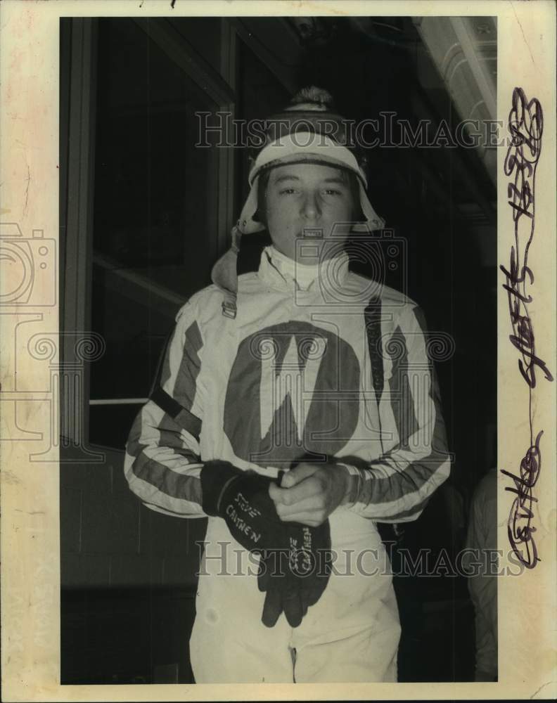 1977 Press Photo Jockey Steve Cauthen - tus05675- Historic Images