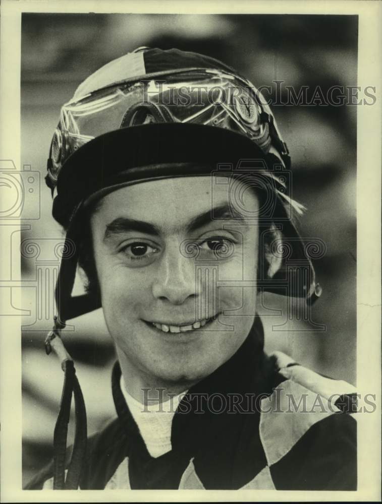 1973 Press Photo Jockey Mike Venezia, New York Racing Association - tus05696- Historic Images