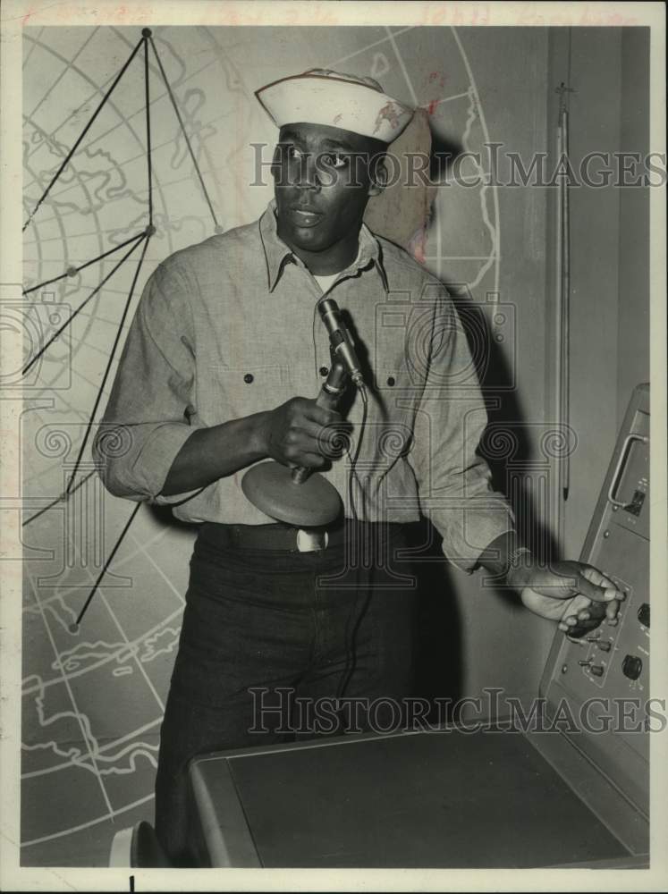 1965 Press Photo Baseball player John Roseboro in naval uniform - tus05726 - Historic Images