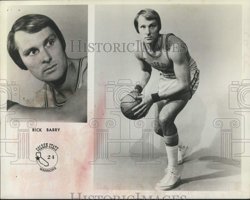 Press Photo Golden State Warriors basketball player Rick Barry - tus06121- Historic Images