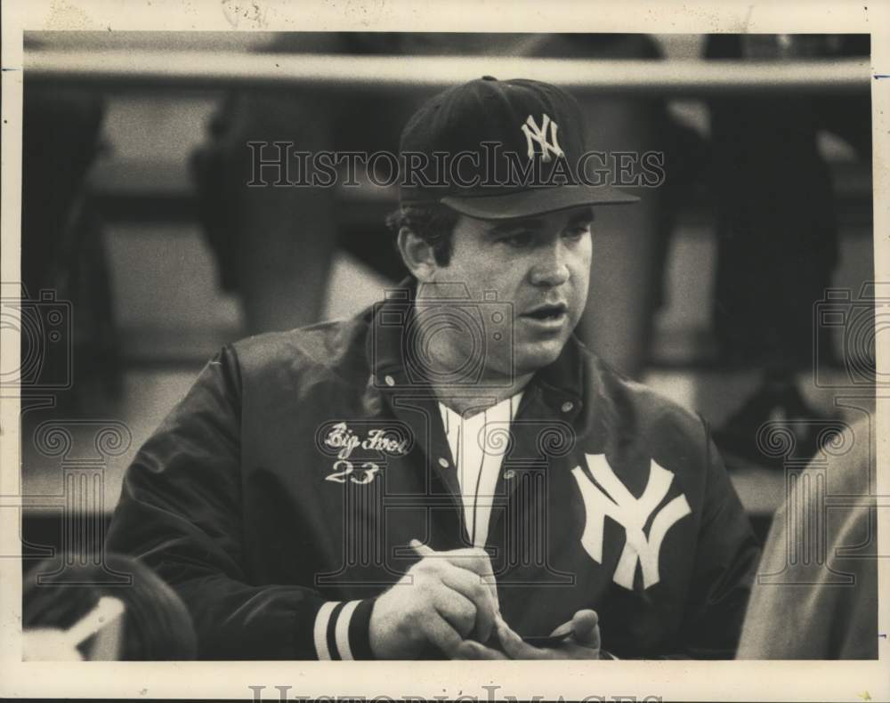 1986 Press Photo Yankees baseball manager Barry Foote - tus06241 - Historic Images