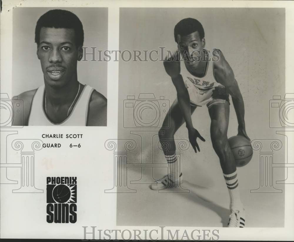 1975 Press Photo Phoenix Suns basketball player Charlie Scott - tus06390- Historic Images
