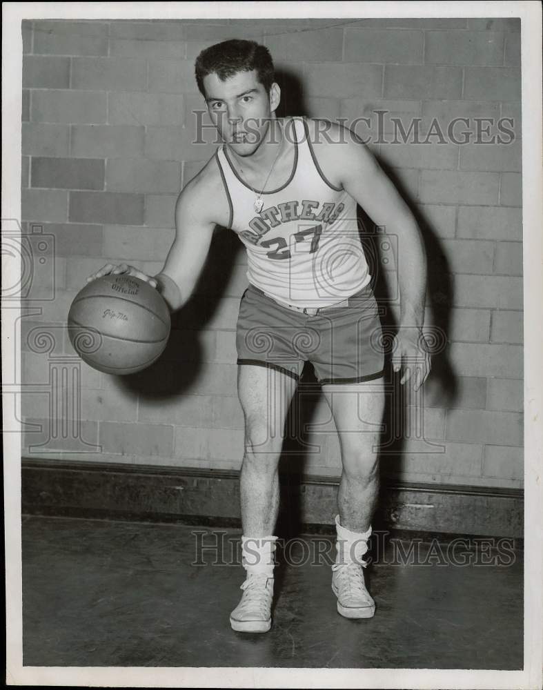 Press Photo C.B.A. basketball player John Politi - tus07252 - Historic Images