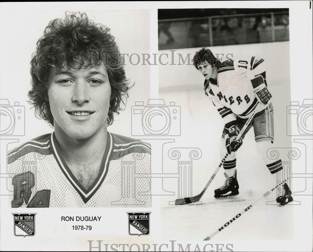 1978 Press Photo New York Rangers Hockey Player Ron Duguay - tus07655 - Historic Images