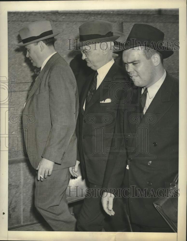 1939 Press Photo James Noonan, Martin T. Manton & David Manton in New York - Historic Images