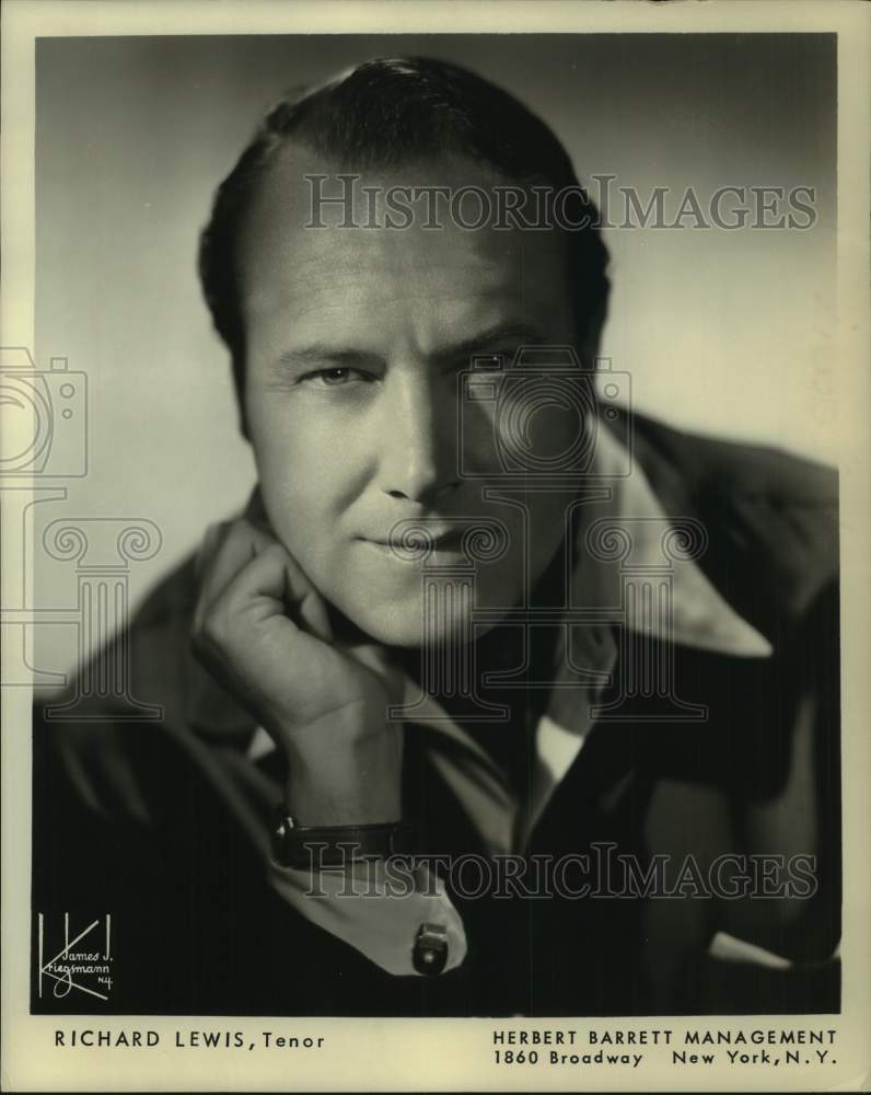 1969 Richard Lewis, Tenor, New York-Historic Images