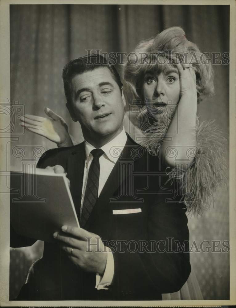 1960 Press Photo Sheila & Gordon MacRae on "The Ed Sullivan Show" on CBS-TV - Historic Images