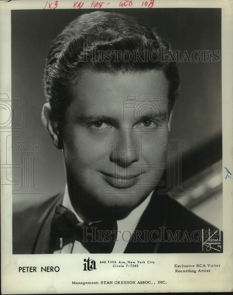 1965 Press Photo Recording artist Peter Nero - Historic Images