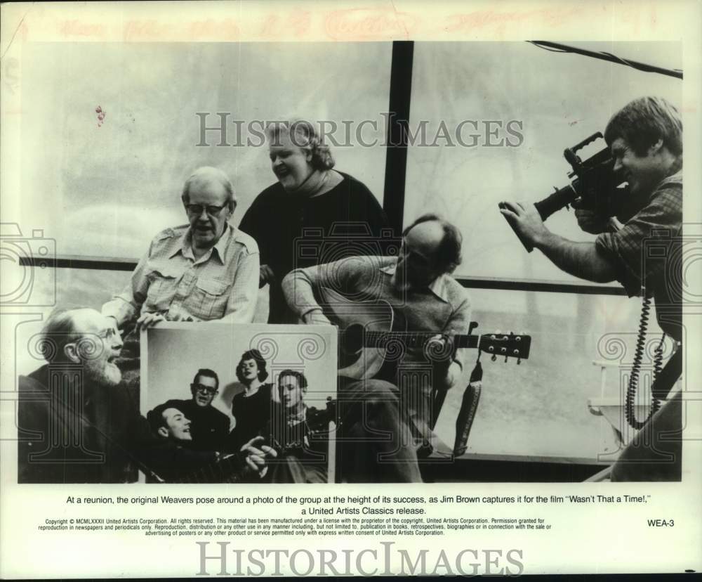 1982 Press Photo Musical group The Weavers in &quot;Wasn&#39;t That a Time!&quot; - Historic Images