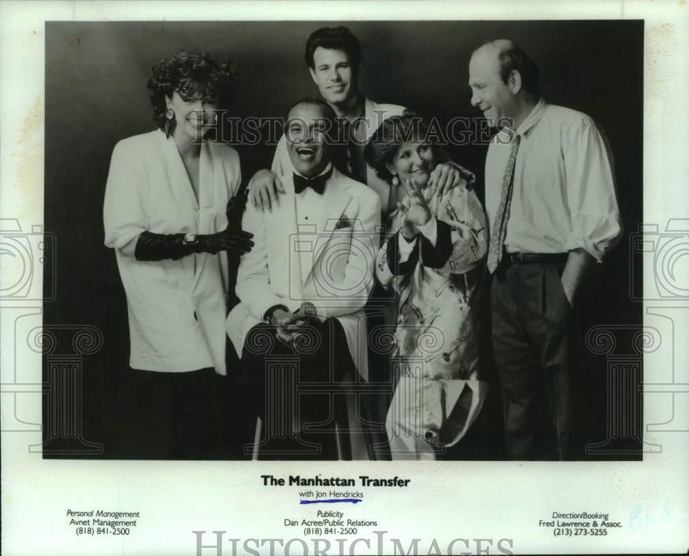 Musical artists The Manhattan Transfer with Jon Hendricks - Historic Images