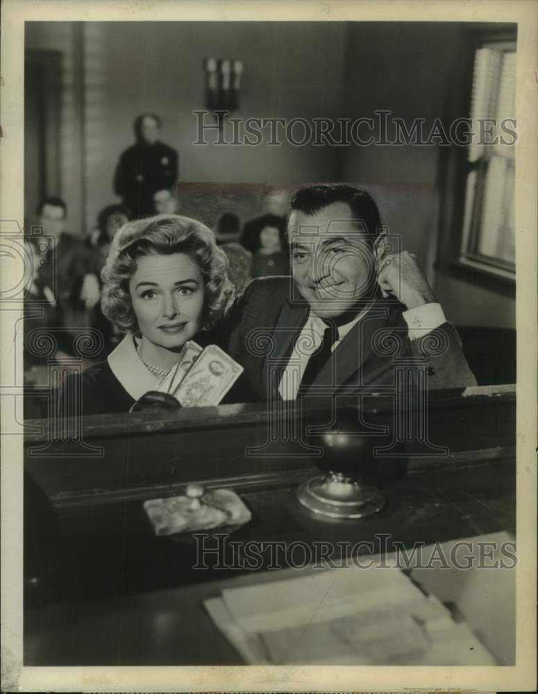 1961 Press Photo Donna Reed &amp; Tony Martin on &quot;The Donna Reed Show&quot; on ABC-TV - Historic Images