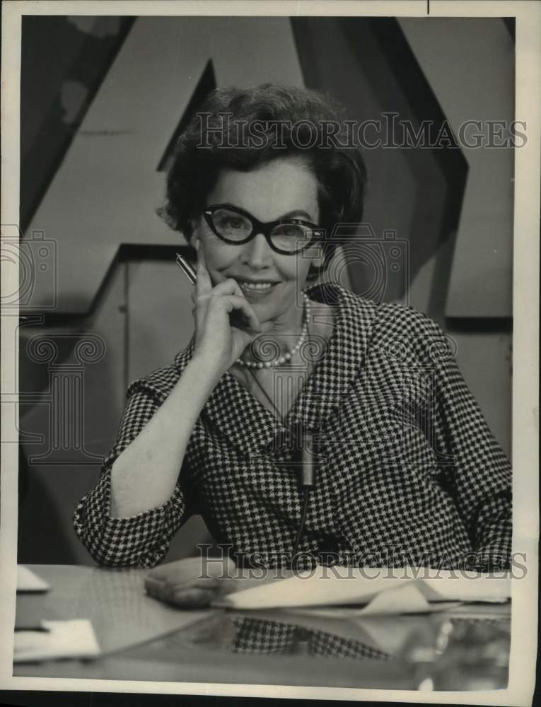 1964 Press Photo Actress Maureen O'Sullivan appears on NBC-TV's "Today" show - Historic Images