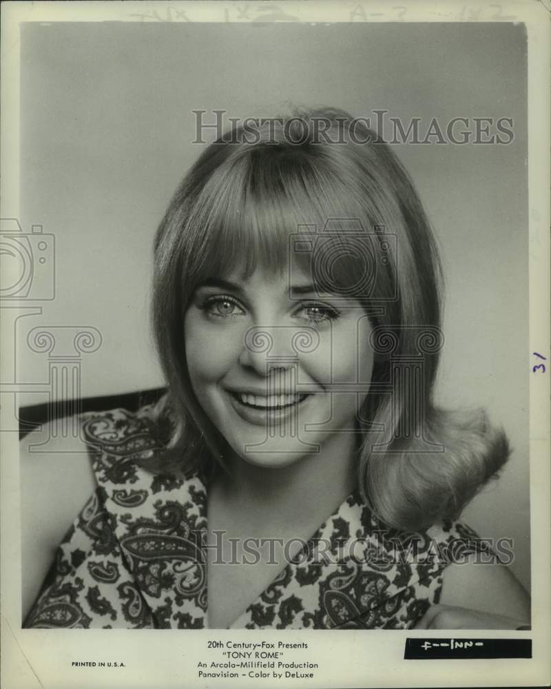 1968 Press Photo Sue Lyon stars in &quot;Tony Rome&quot; - Historic Images