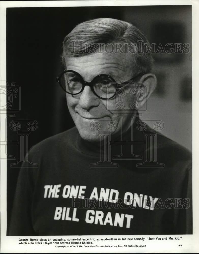 1979 Press Photo George Burns in "Just You and Me, Kid" - Historic Images