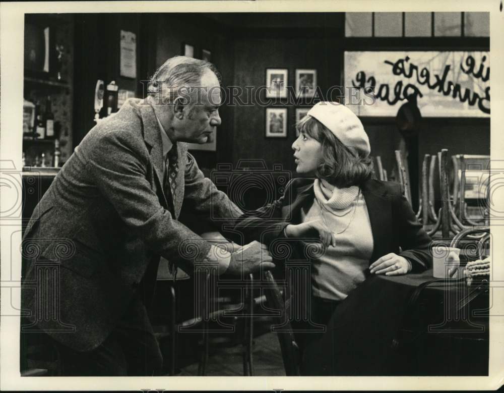 1979 Press Photo Martin Balsam &amp; Tania Balsam in &quot;Archie Bunker&#39;s Place&quot; on CBS - Historic Images