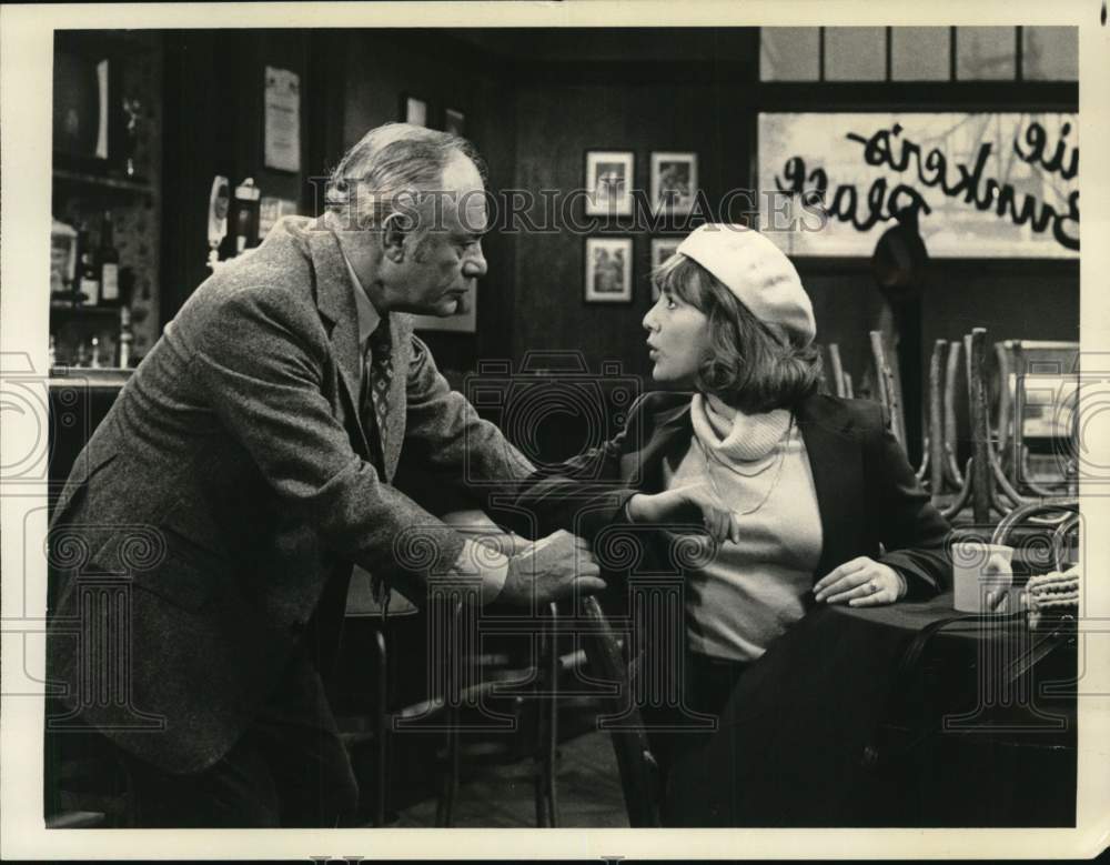 1979 Press Photo Martin Balsam & Tania Balsam in "Archie Bunker's Place" on CBS - Historic Images