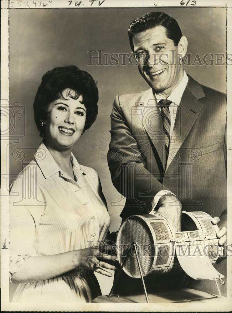 1961 Micki Marlo &amp; Jan Murray on &quot;The Jan Murray Show&quot; on NBC-TV-Historic Images